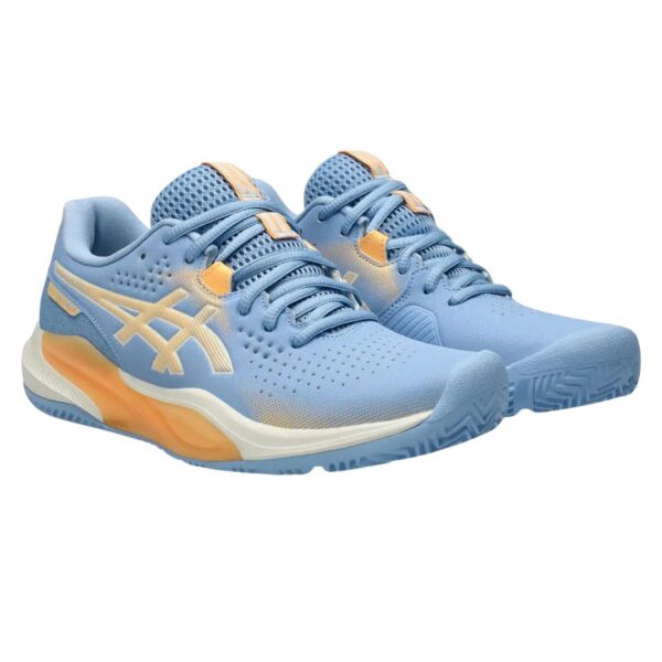 Asics Gel-Challenger 15 Padel Blue Woman padelio batai iš priekio