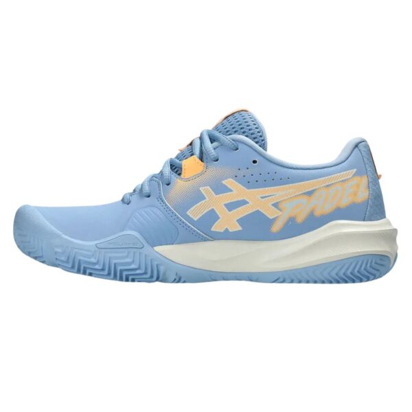 Asics Gel-Challenger 15 Padel Blue Woman padelio batai iš vidinės pusės