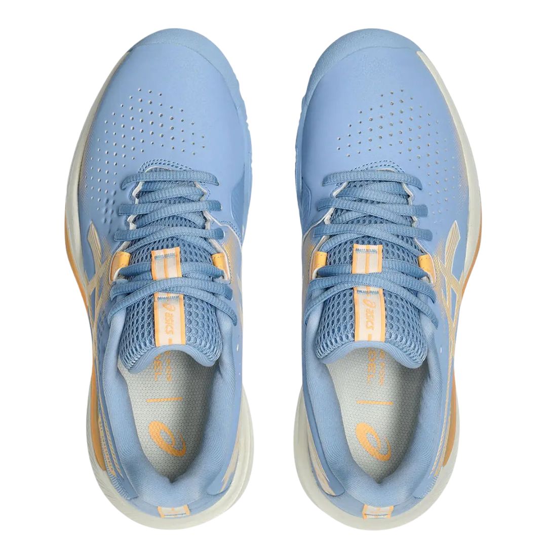Asics Gel-Challenger 15 Padel Blue Woman padelio batai iš viršaus