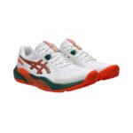 Asics Gel-Challenger 15 Padel White Green padelio batai iš priekio