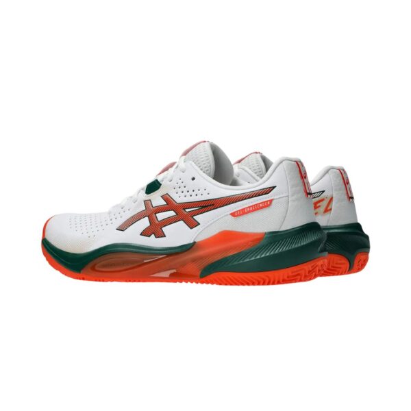 Asics Gel-Challenger 15 Padel White Green padelio batai iš šono