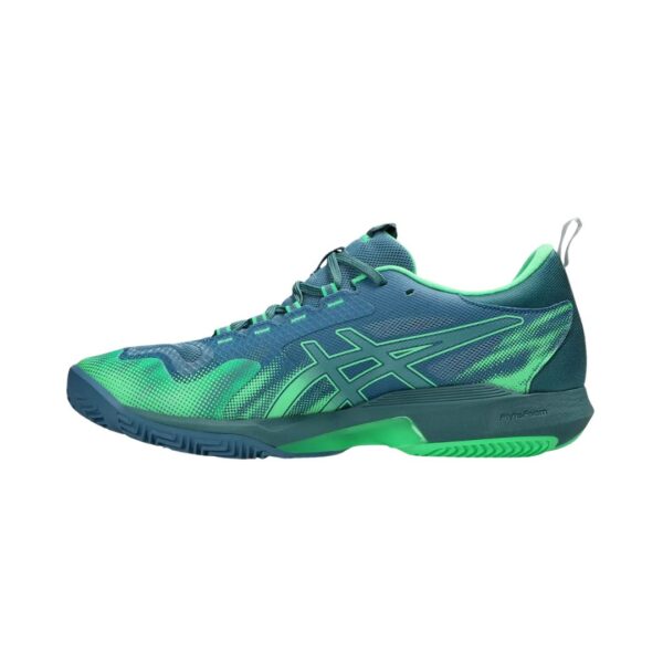 Asics Sonicsmash FF Green padelio batai iš vidinės pusės