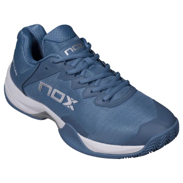 Nox ML10 Hexa Blue Silver Padelio Batai iš priekio