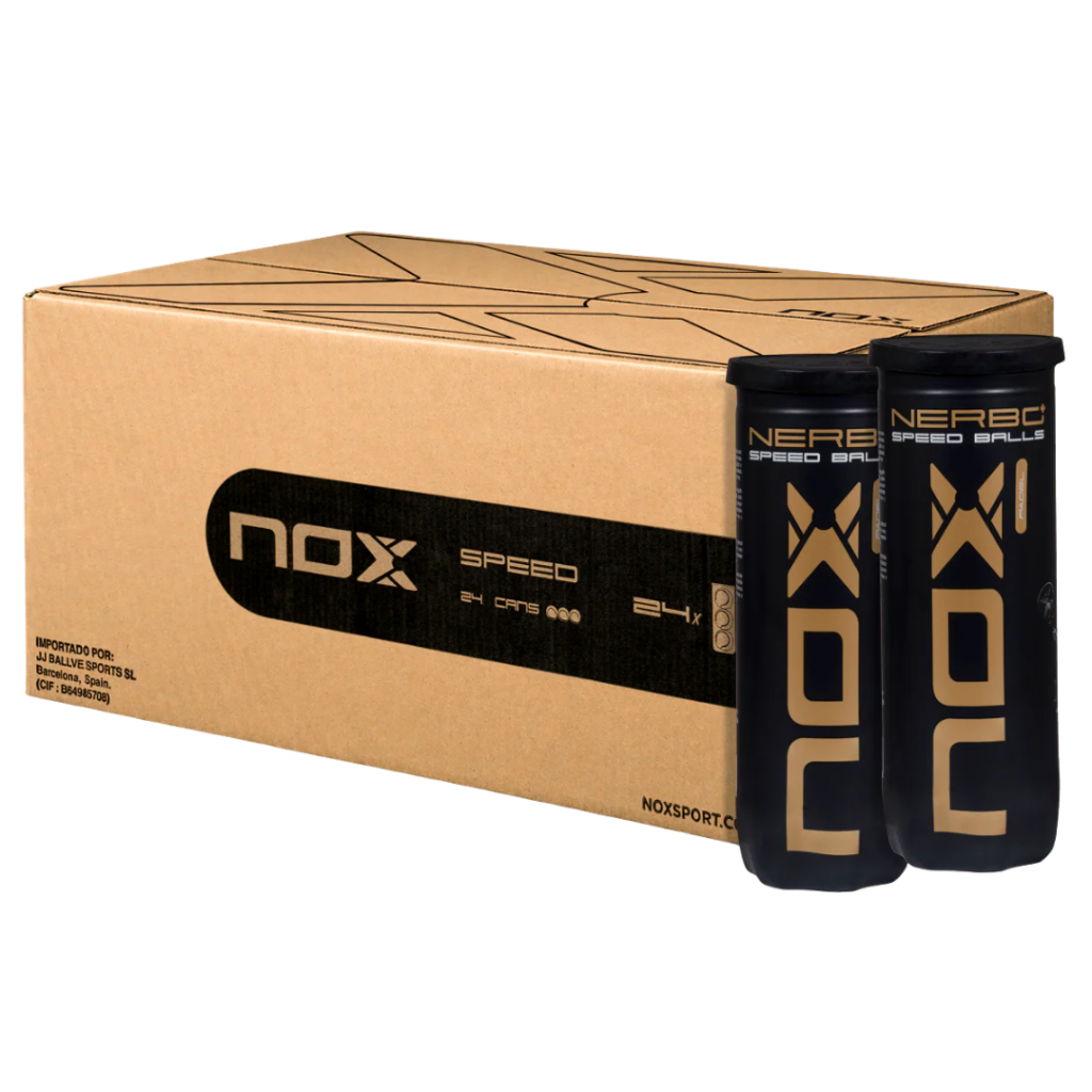 Padel Pop – Nox Nerbo+ Speed Box of 24 padelio kamuoliukai