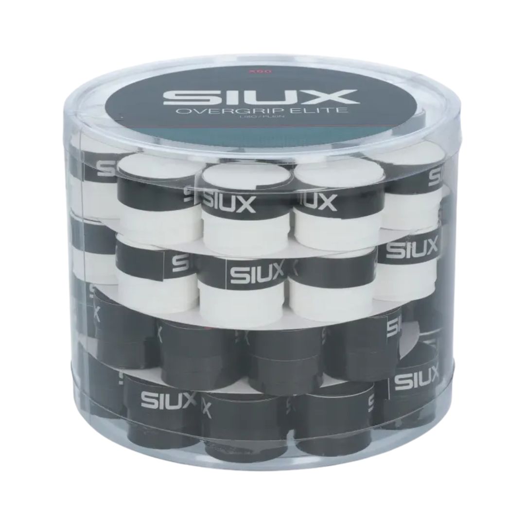Siux Elite Black/White Pack of 60 overgripų pakuotė