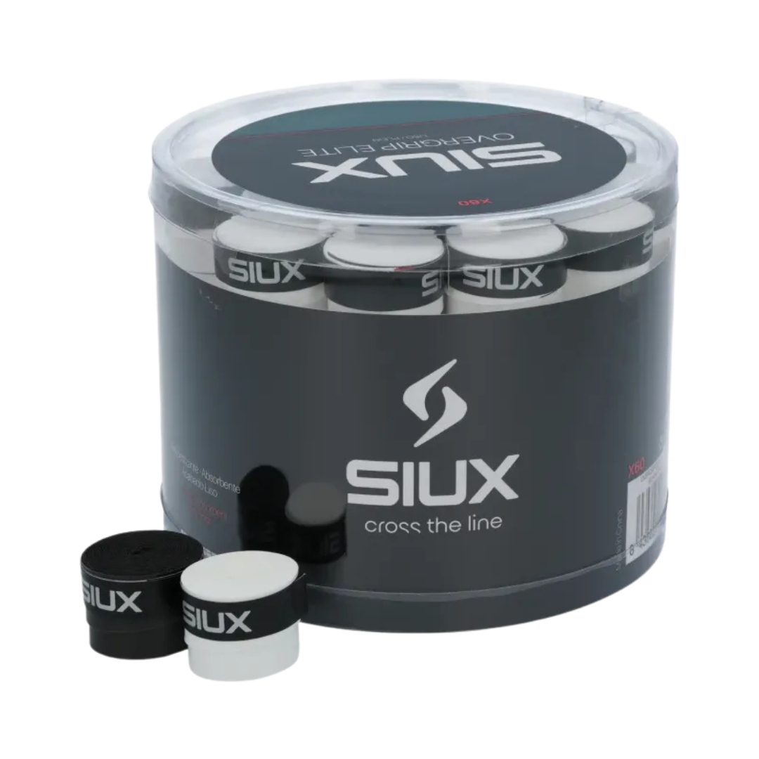 Padel Pop – Siux Elite Black/White Pack of 60 overgripai