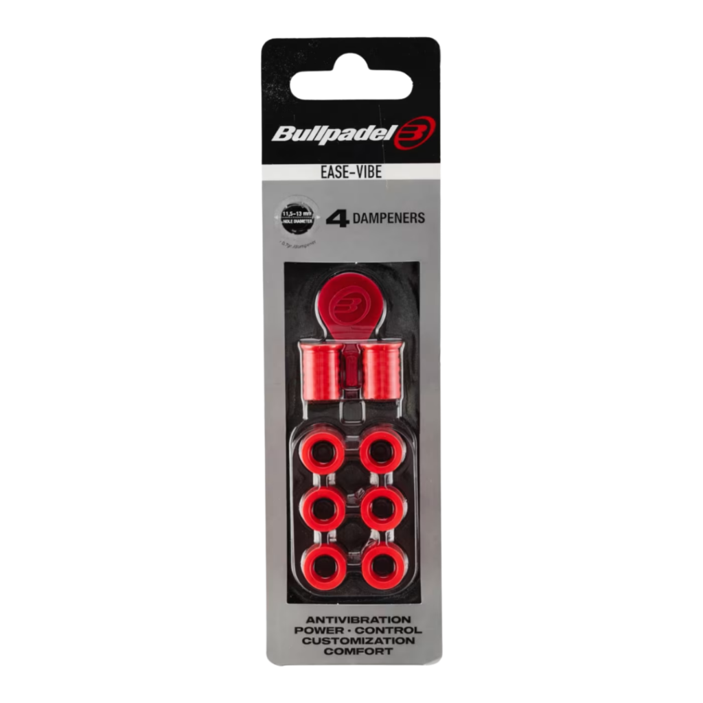 Bullpadel Ease Vibe Red Vibraciju Slopintuvai