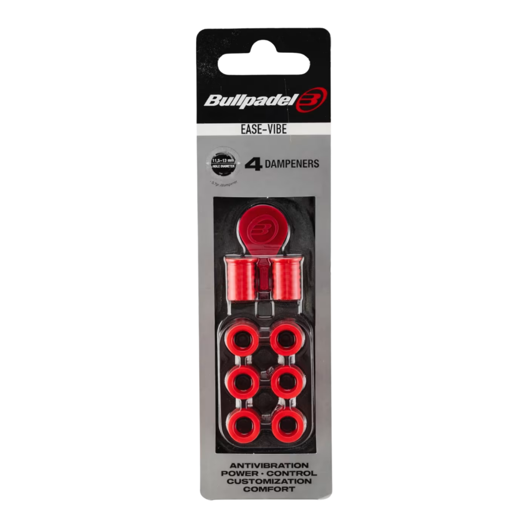 Bullpadel Ease Vibe Red Vibraciju Slopintuvai