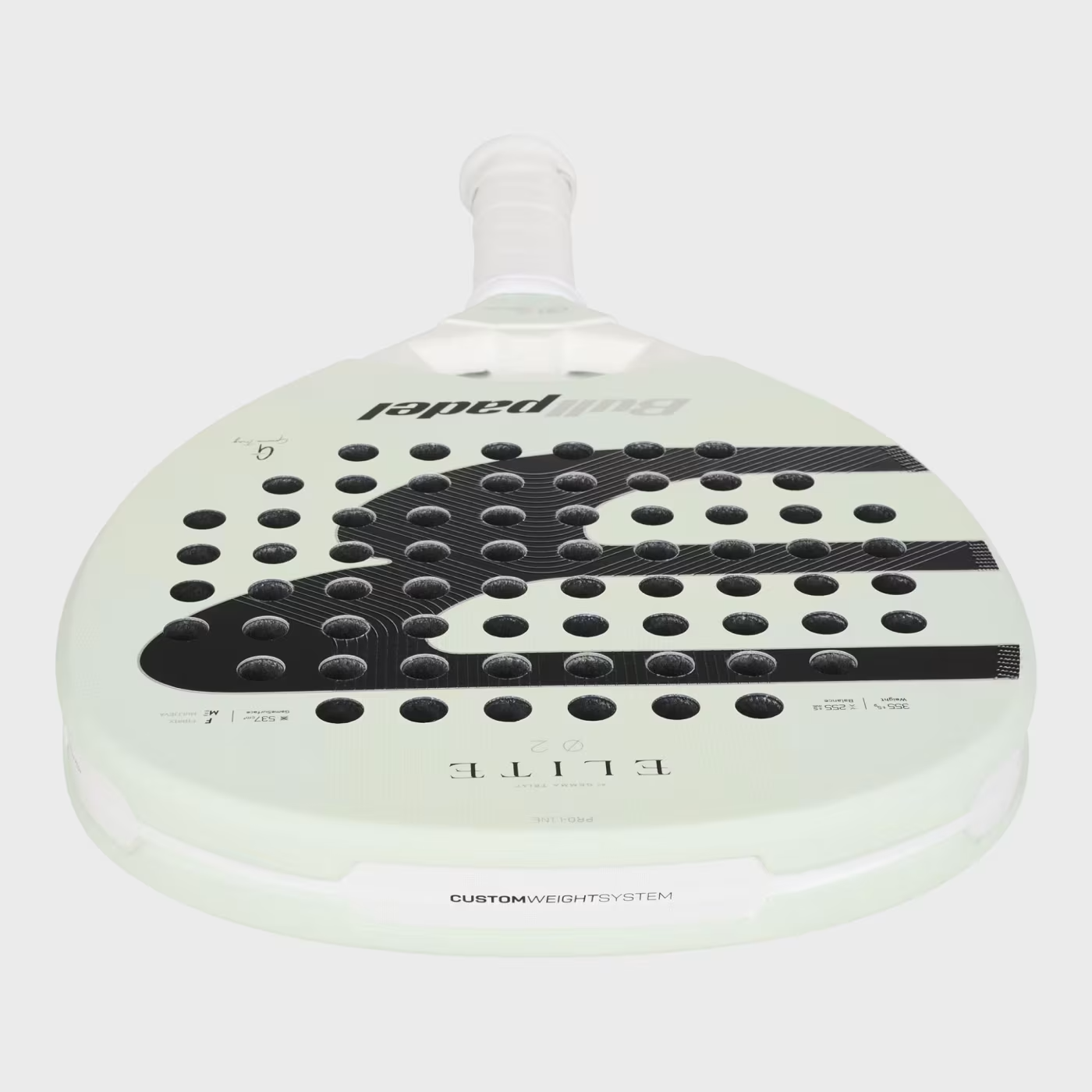 Bullpadel Elite W 27 padelio raketės paviršius