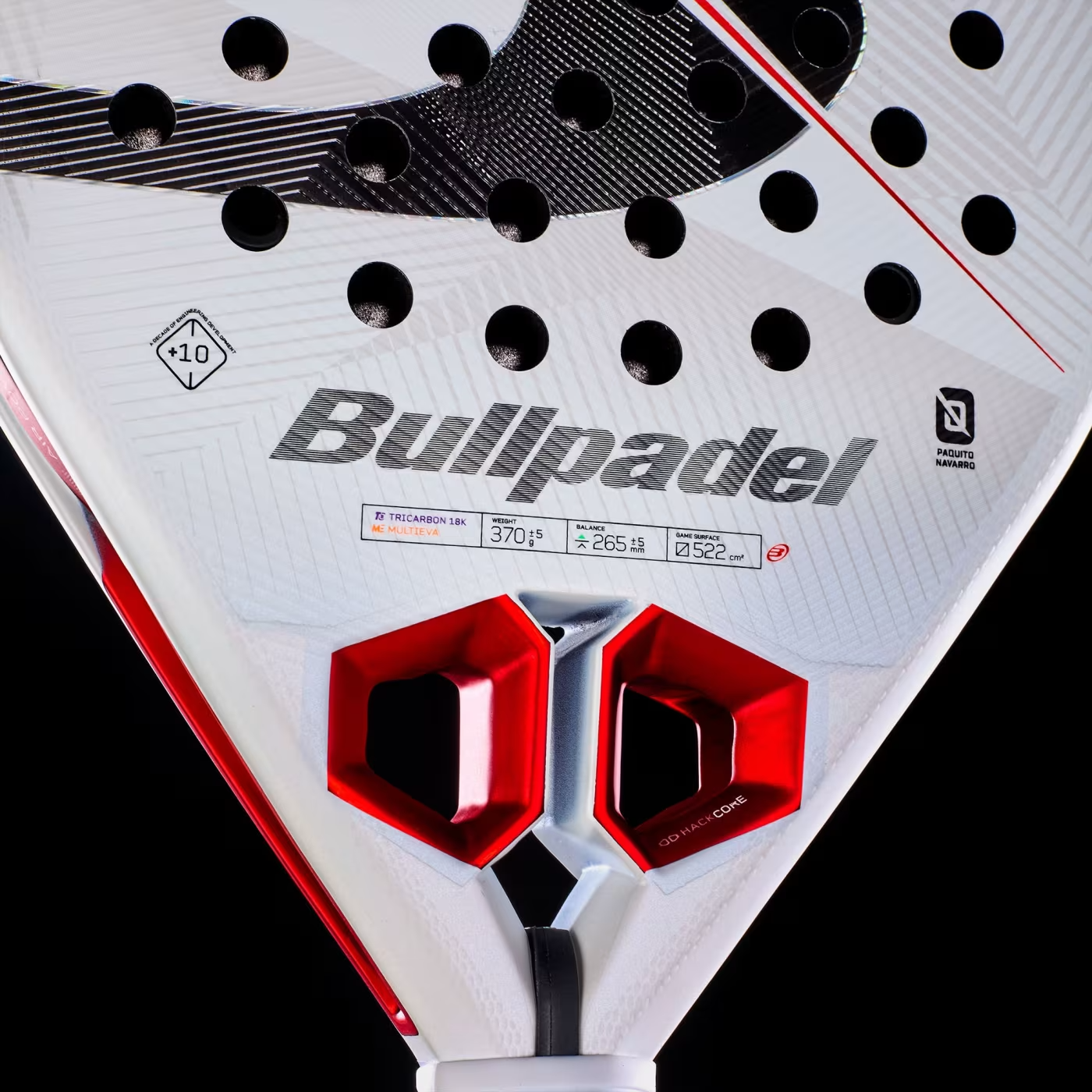 Bullpadel Hack 05 27 padelio raketės širdis