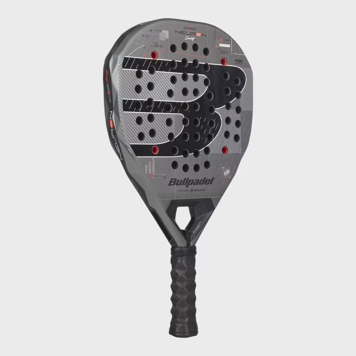 Bullpadel Neuron 02 CMF 27 padelio raketė iš priekio