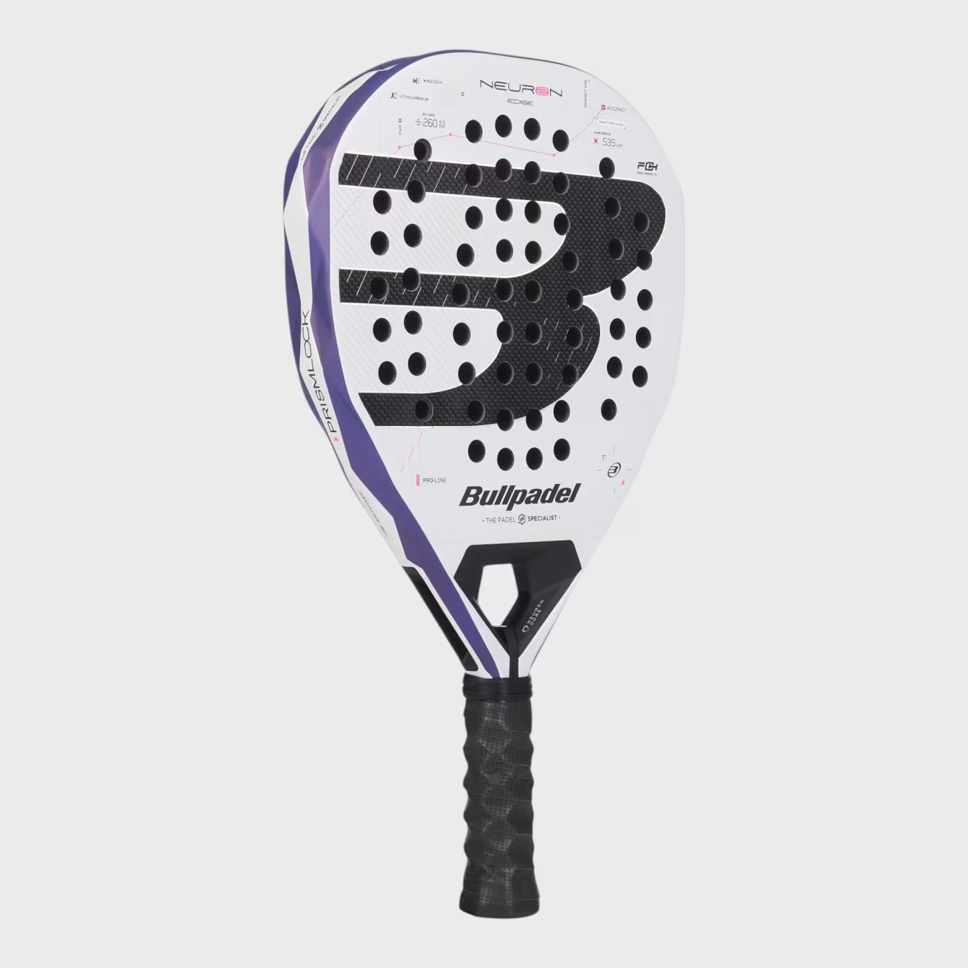 Bullpadel Neuron 02 Edge 27 padelio raketė iš priekio