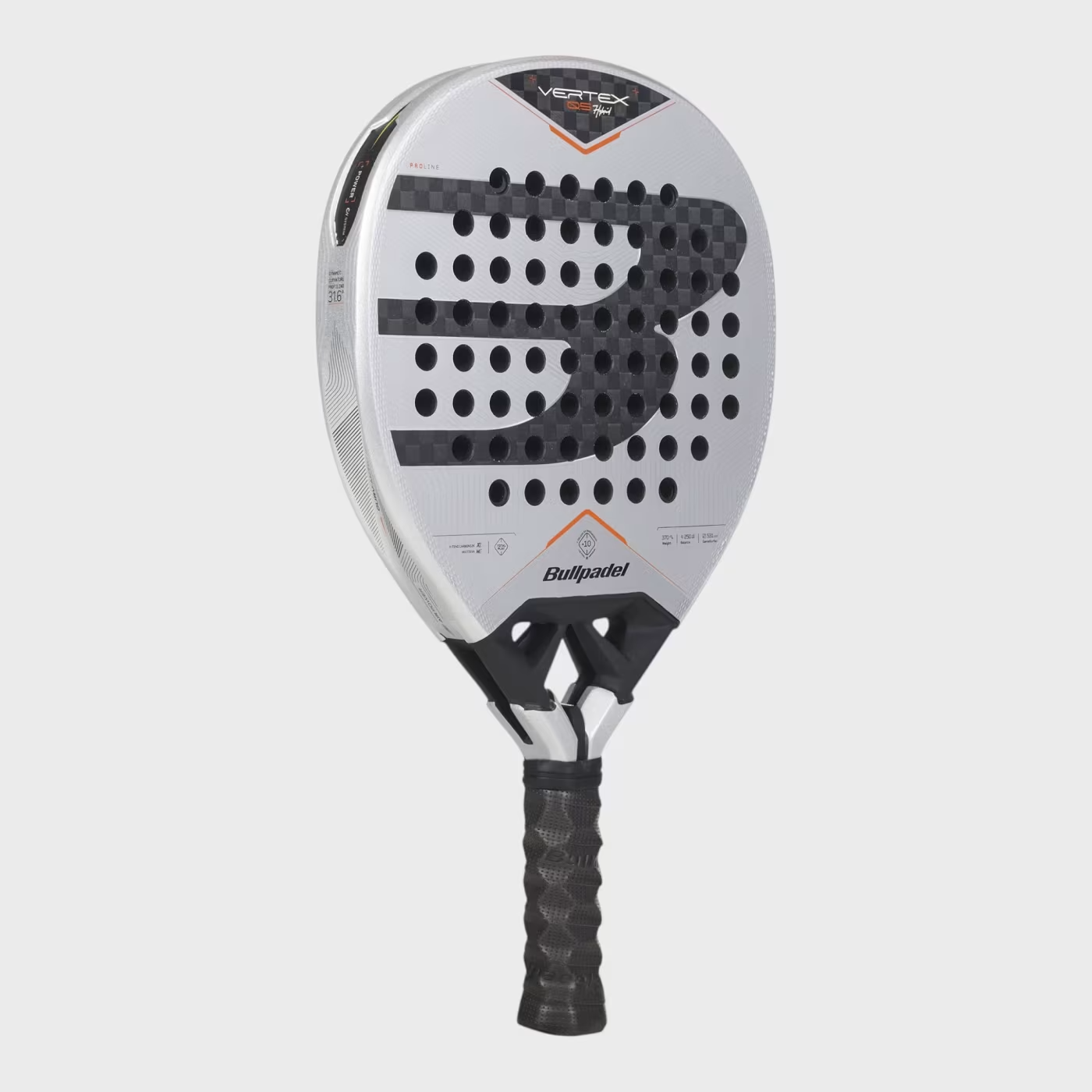 Bullpadel Vertex 05 Hybrid 27 padelio raketė iš priekio