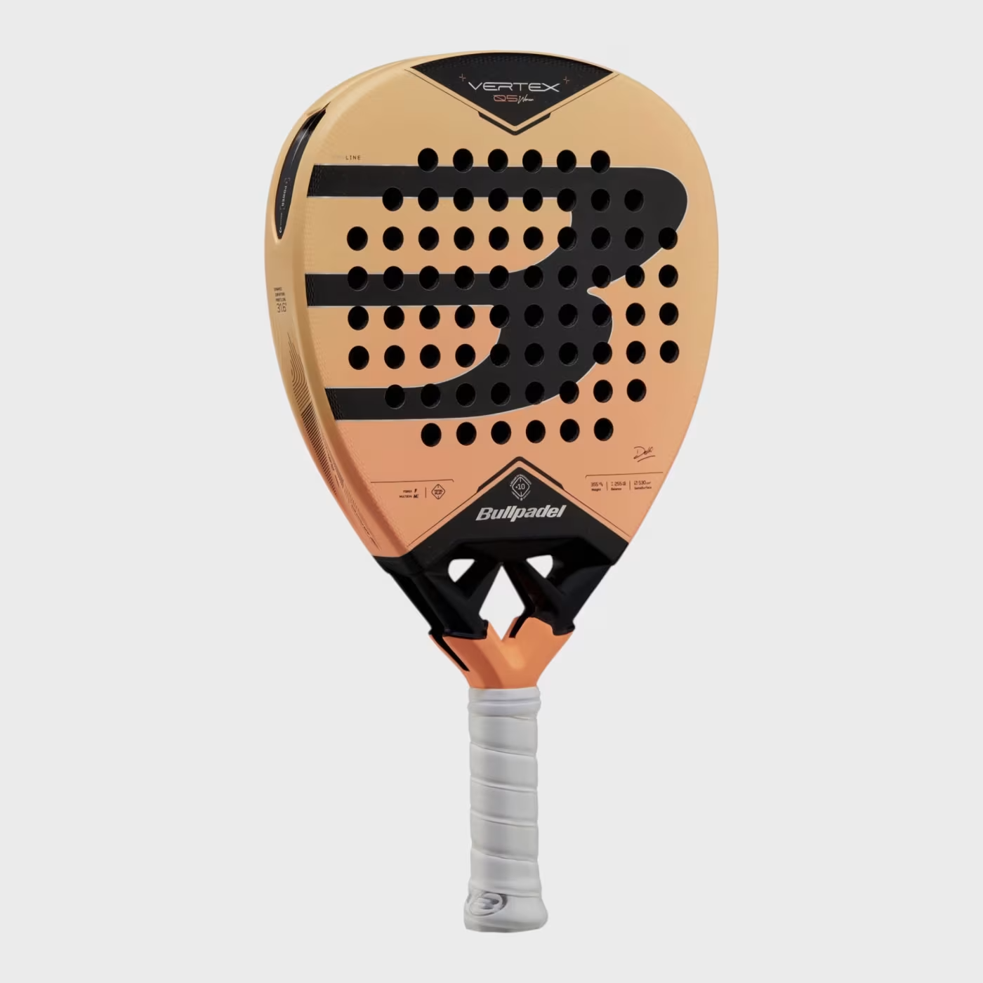 Bullpadel Vertex 05 W 27 padelio raketė iš priekio