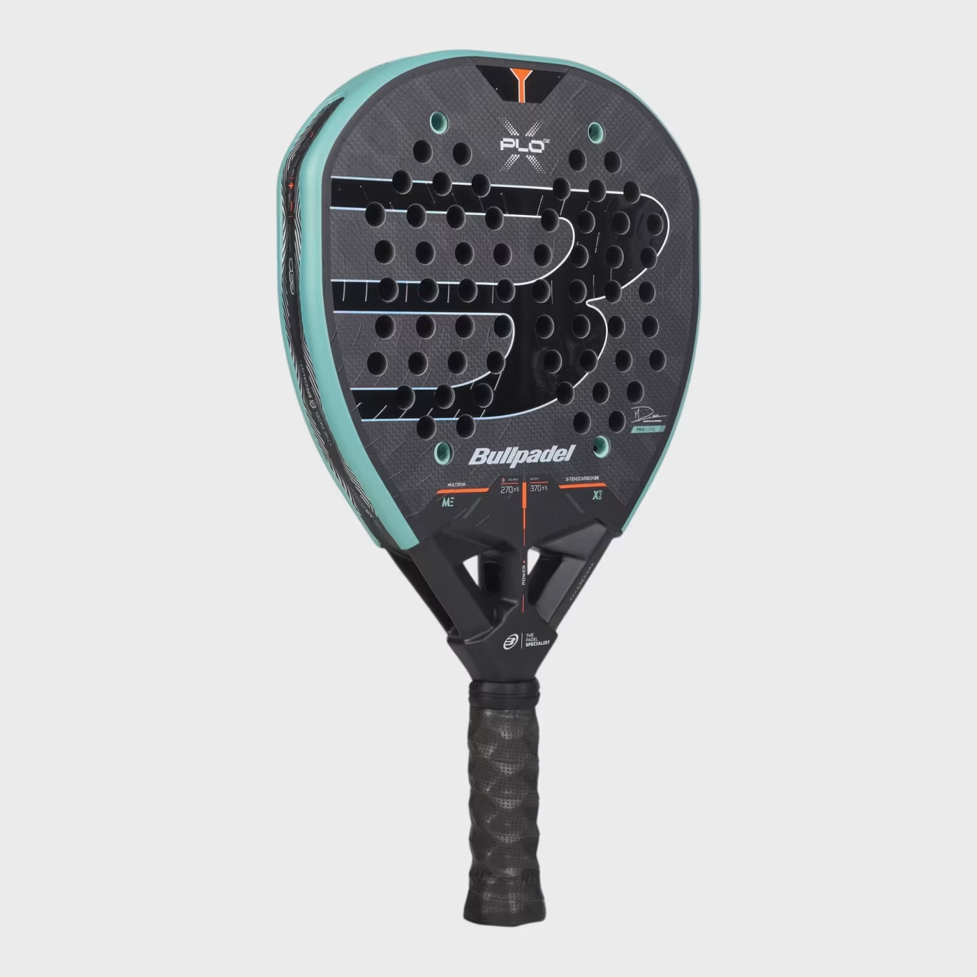 Bullpadel XPLO 27 padelio raketė iš priekio kita puse