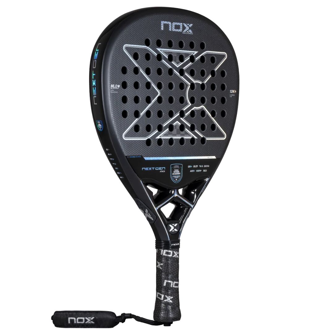 Nox Nextgen 12K Attack padelio raketė iš priekio